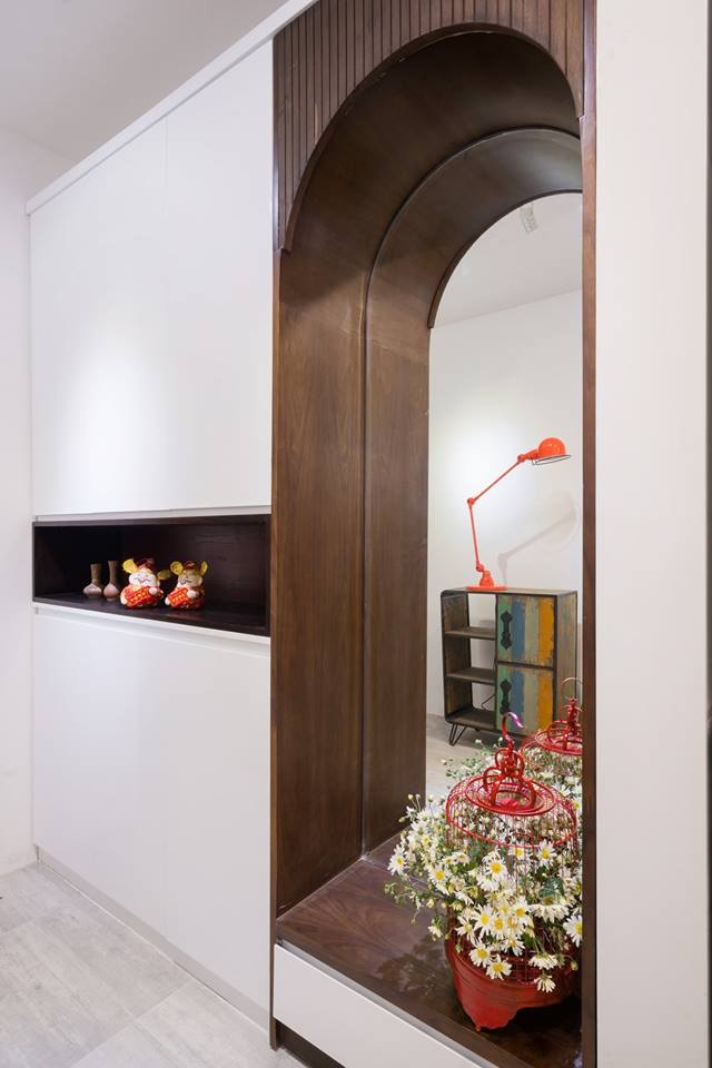 Là một người làm nghệ thuật, có sự cảm nhận tinh tế về màu sắc, bố cục, lại có kinh nghiệm làm MC cho chương trình về kiến trúc nên Ngọc Hân đã làm nên một ngôi nhà với phong cách của riêng mình, không trộn lẫn với bất kì ngôi nhà nào khác.