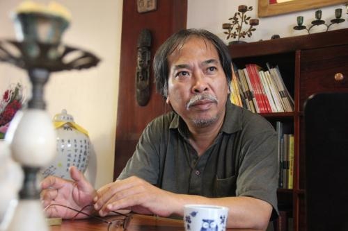 
Nhà thơ Nguyễn Quang Thiều - tác giả tập thơ “Sự mất ngủ của lửa”
