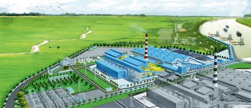 Lùm xùm đấu thầu tại PVC - 1 Phối cảnh Nhà máy nhiệt điện Thái Bình 2.