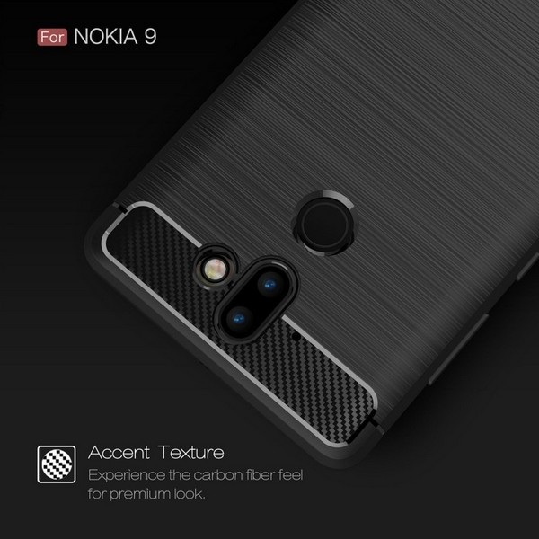 Smartphone Nokia 9 màn hình cong, cấu hình “khủng” chuẩn bị ra mắt? - 4 Mặt sau với cụm camera kép và cảm biến vân tay