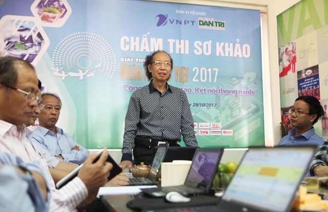 Giải thưởng Nhân tài Đất Việt: Đi tìm các gương mặt xuất sắc vào vòng chung khảo - 2
Nhà báo Phạm Huy Hoàn - Trưởng ban tổ chức Giải thưởng mong muốn Hội đồng chấm thi sơ khảo ở lĩnh vực CNTT làm việc công tâm, lựa chọn được sản phẩm xứng đáng đưa vào vòng chung khảo.