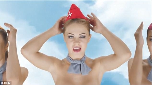 Công ty du lịch dùng hình ảnh tiếp viên khỏa thân để quảng cáo - 1 Đoạn video quảng cáo gây tranh cãi khi dùng các nữ tiếp viên hàng không trong trạng thái gần như khỏa thân