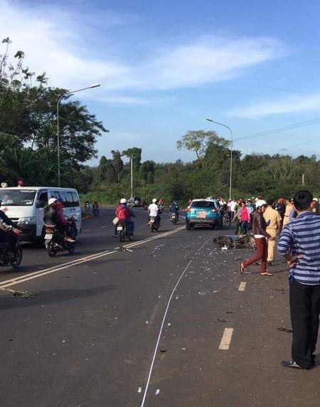 
Hiện trường vụ va chạm
