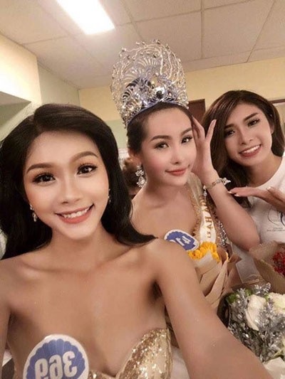 Thí sinh Hoa hậu Đại dương nói gì trước nghi vấn “bị ép tiếp rượu...”? - 3 Cẩm Tú (trái) và Diệu Thương (phải) lên tiếng phủ nhận thông tin bị BTC Hoa hậu Đại dương thiếu tôn trọng, bị ép đi tiếp rượu...