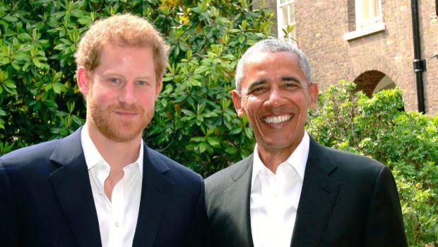 
Hoàng tử Harry và cựu Tổng thống Obama (Ảnh: Điện Kensington)

