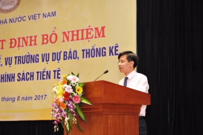 Ngân hàng Nhà nước bổ nhiệm cùng lúc 3 vụ trưởng - 2
Ông Nguyễn Đức Long - Vụ trưởng Vụ Dự báo Dự báo thống kê