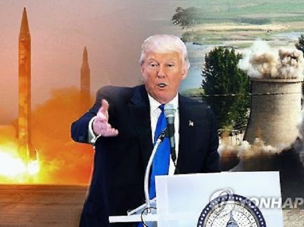 Mỹ có thể phong tỏa hải quân, áp đặt vùng cấm bay chống Triều Tiên - 1 Tổng thống Mỹ Donald Trump có thể ra lệnh phong tỏa hải quân, áp đặt vùng cấm bay chống Triều Tiên