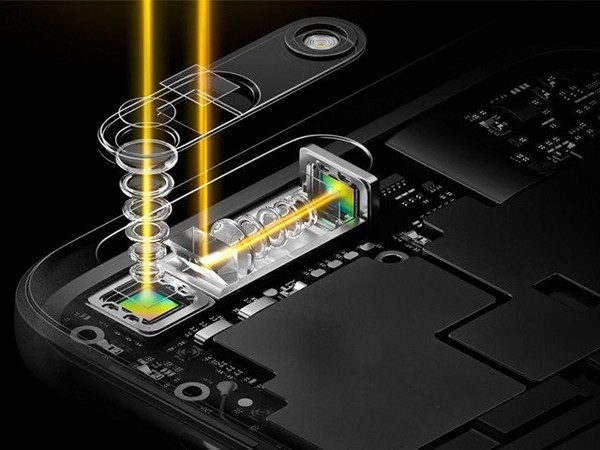 Công nghệ zoom 5x không làm giảm chất lượng cho camera kép trên smartphone - 1 Mô tả cách bố trí ống kính camera kép trên công nghệ mới của Oppo