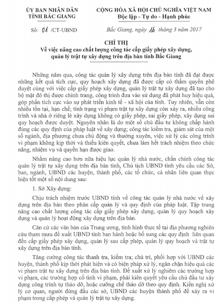 Bắc Giang: Doanh nghiệp ngang nhiên sai phạm, bất chấp chỉ đạo của Chủ tịch tỉnh? - 1 Bắc Giang: Doanh nghiệp ngang nhiên sai phạm, bất chấp chỉ đạo của Chủ tịch tỉnh? - 1