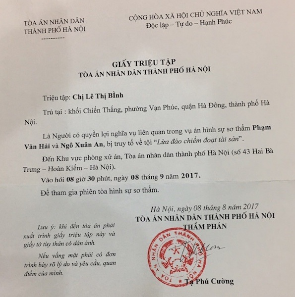 TAND TP Hà Nội xét xử sơ thẩm lần 2, lời kêu oan ròng rã gần 5 năm của bị cáo sẽ về đâu? - 1
Phiên tòa sơ thẩm lần 2 vụ án sẽ được mở vào sáng ngày 8/9.