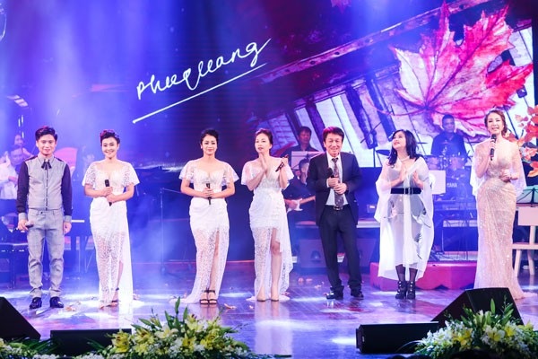 
Các nghệ sĩ tham gia chương trình.
