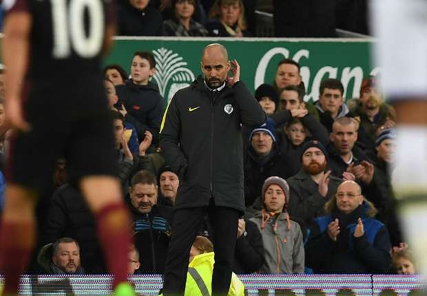 Pep Guardiola lập kỷ lục buồn sau thảm bại 0-4 trước Everton - 1 Pep Guardiola đón nhận trận thua đậm nhất trong sự nghiệp ở giải VĐQG