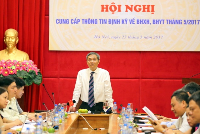 
Ông Phạm Lương Sơn - Phó Tổng Giám đốc BHXH VN (Ảnh: Hà Phương)
