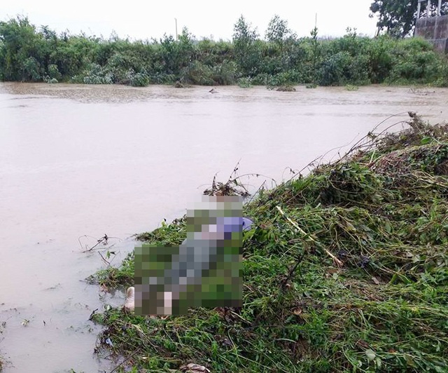 Phát hiện hai thi thể nam giới bị nước cuốn trôi - 1 Thi thể nam giới được phát hiện tại xã Nghi Kiều (Nghi Lộc, Nghệ An) sáng 11/10