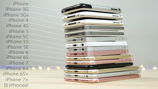2/3 iPhone bán ra từ trước đến nay vẫn đang được sử dụng - 1 Apple đã ra mắt tổng cộng 15 phiên bản iPhone khác nhau trong 10 năm qua, nhiều phiên bản cũ trong số đó vẫn đang còn được sử dụng