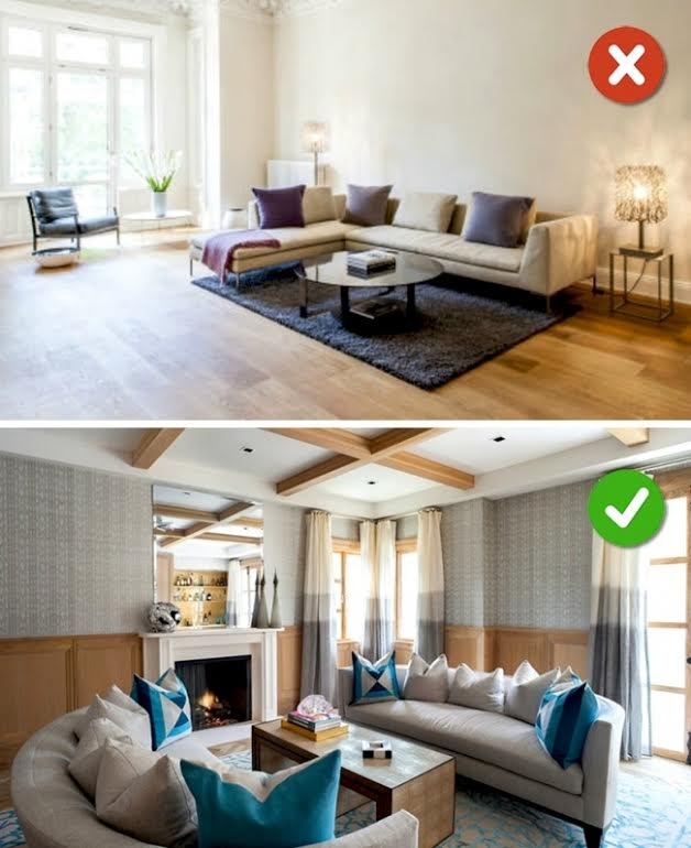 Thiết kế phòng khách, đừng để mắc phải những sai lầm này! - 4 Thiết kế phòng khách, đừng để mắc phải những sai lầm này! - 4