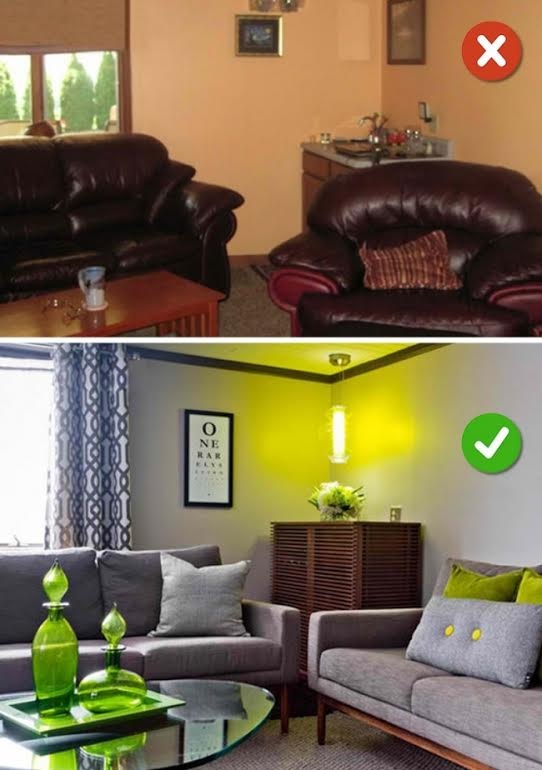 Thiết kế phòng khách, đừng để mắc phải những sai lầm này! - 7 Thiết kế phòng khách, đừng để mắc phải những sai lầm này! - 7