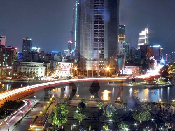 Lễ hội Xuân Quê hương 2017 sẽ diễn ra tại Thành phố Hồ Chí Minh - 1 Một góc Thành phố Hồ Chí Minh. (Ảnh: Tràng Dương/TTXVN)