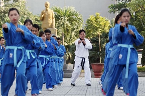 Những người thầy "đặc biệt" huấn luyện võ Công an - 1 Những người thầy "đặc biệt" huấn luyện võ Công an - 1
