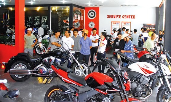 
Năm 2016 số lượng xe máy bán ra vẫn tăng 9,5%
