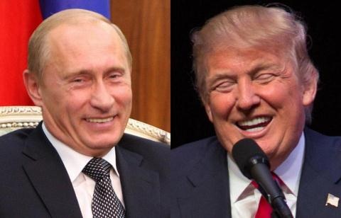Ông Trump chính thức định dạng cho quan hệ Mỹ - Nga - 1 Sự thân thiện của bộ đôi Trump - Putin không định hình cho quan hệ Mỹ - Nga. Ảnh : The Boston Globe
