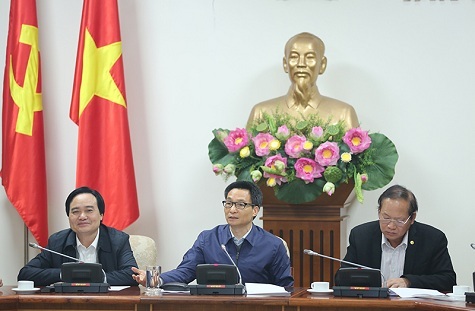 Cải thiện chỉ số Chính phủ điện tử: Phải sát từng việc - 1
Phó Thủ tướng Vũ Đức Đam chủ trì cuộc họp. Ảnh: VGP/Đình Nam