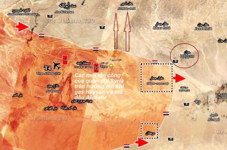Quân đội Syria giành các giếng dầu: Tuyệt lộ IS - 1 Quân chính phủ Syria đã giành lại được các khu vực dầu mỏ trọng điểm