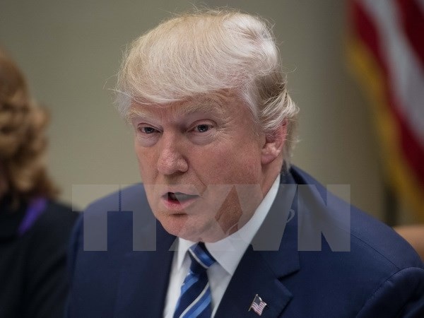 Nước Mỹ bước vào "kỷ nguyên bãi bỏ" dưới thời ông Trump - 1 Tổng thống Mỹ Donald Trump tại cuộc họp ở Washington, DC. (Nguồn: AFP/TTXVN)