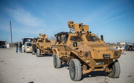 IS đánh tan tác, Thổ Nhĩ Kỳ "nuốt trái đắng" al-Bab - 2 Những xe thiết giáp mới của Lực lượng SDF được Liên minh quân sự do Mỹ dẫn đầu cung cấp