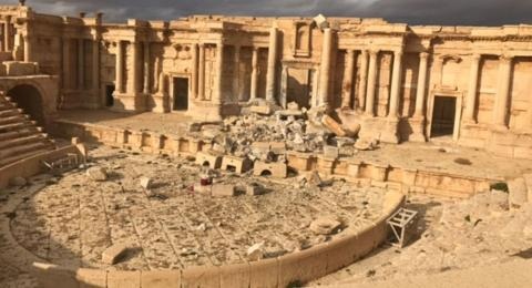 Thành phố cổ hơn 2000 năm tuổi Palmyra đã bị IS tàn phá thêm một lần nữa