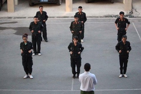 "Đóa hồng thép" của Cảnh sát cơ động Hà Nội - 1 "Đóa hồng thép" của Cảnh sát cơ động Hà Nội - 1