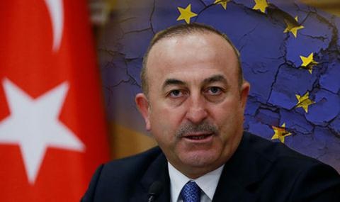 Thổ Nhĩ Kỳ thử thách giới hạn đỏ châu Âu? - 1 Ngoại trưởng Thổ Nhĩ Kỳ Mevlut Cavusoglu.