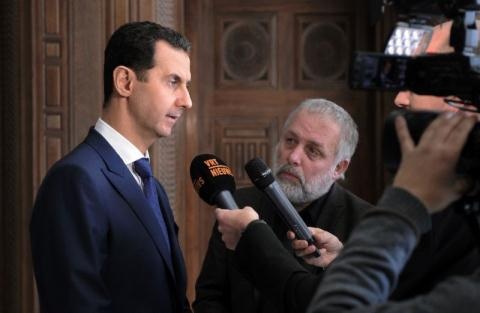 Trò chơi ở Syria của Israel kết thúc? - 1 Tổng thống Syria Assad trả lời báo chí.