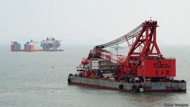 Gần 3 năm sau thảm họa, Hàn Quốc đã trục vớt được phà Sewol - 1 (Nguồn: Getty)
