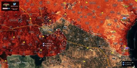 Vừa chiếm Deir Hafer, quân Assad nhận ngay trái đắng - 1 IS bỏ chạy khỏi Deir Hafer sau khi quân đội Syria khép chặt vòng vây