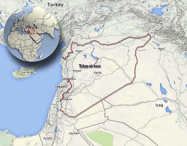 Pháo Mỹ yểm trợ, chiến binh Kurd đột nhập sân bay Tabqa ở Bắc Syria - 1 (Nguồn: dailymail.co.uk)