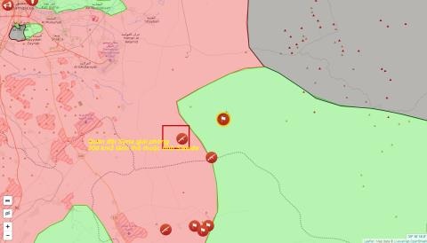 Quân Assad vờ sập bẫy Hama, IS lãnh đòn hồi mã thương - 1 Vị trí địa lý khu vực lãnh thổ quân đội Syria vừa giải phóng trên địa bàn tỉnh Sweida