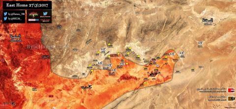 Iraq xuất binh sang Syria cứu nguy Mosul? - 3 Hai khu mỏ mới quân đội Syria vừa giải phóng khỏi lực lượng thánh chiến IS