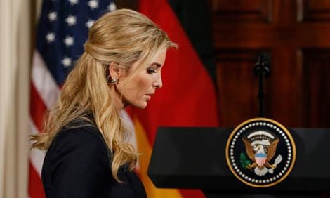 Ivanka Trump trong Nhà Trắng.