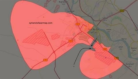 Mỹ lại nhảy dù xuống Deir Ezzor, SAA thêm nguy cơ mới - 2 Các chiến dịch trước của Mỹ được cho là có liên quan đến việc Deir Ezzor bị cắt đôi