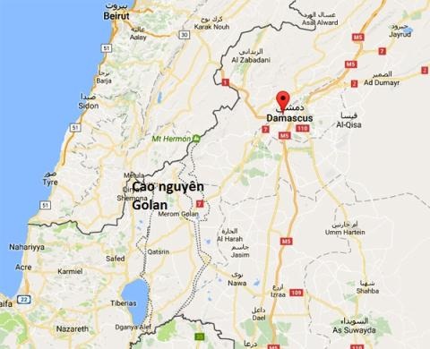 Israel dùng pháo EXTRA tấn công Syria? - 1 Khoảng cách quá gần từ Cao nguyên Golan đến Damascus.