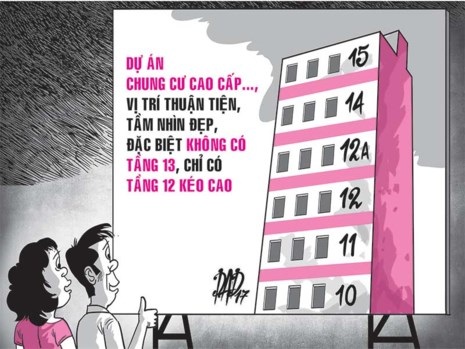 Khóc, cười chuyện mua căn hộ tầng 13 - 1 Khóc, cười chuyện mua căn hộ tầng 13 - 1
