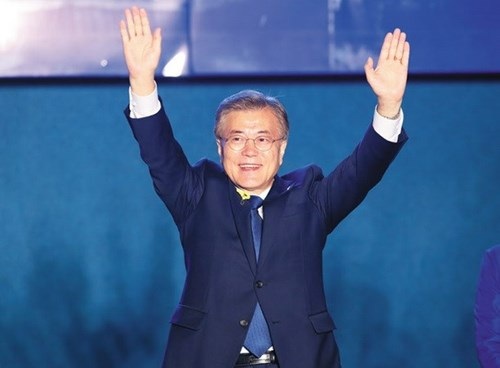 Tìm lại bình yên - 1 Tân Tổng thống Hàn Quốc Moon Jae-in. (Nguồn: Yonhap)