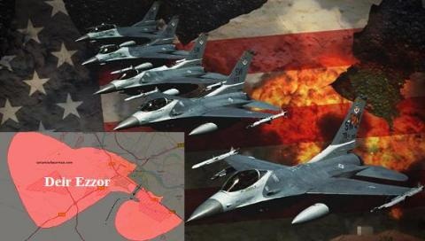 Mỹ không kích Quân đội Syria, hỗ trợ phiến quân FSA tiến theo hướng Deir Ezzor