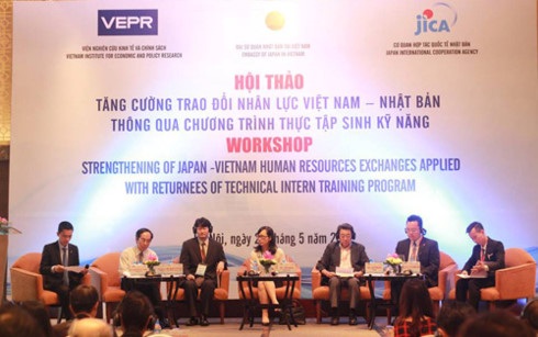 Chi phí “khủng” đè lên thực tập sinh sang Nhật - 1 Hội thảo Tăng cường trao đổi nhân lực Việt Nam - Nhật Bản thông qua chương trình thực tập sinh kỹ năng