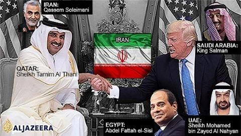 Địa chấn vùng Vịnh: Lửa cháy từ Iran sang Qatar - 1 Các nước Ả rập đã đồng loạt cắt đứt quan hệ với Qatar vì bắt tay Iran