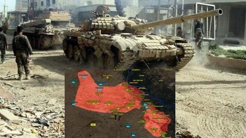 Syria thất trận Deir Ezzor, cứu viện Palmyra cách quá xa - 1 IS đang dốc sức đánh vào Deir Ezzor, trong khi lực lượng tiếp viện của quân đội Syria còn ở rất xa