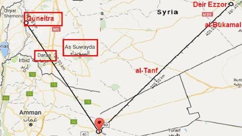 Đức điều Tornado tới Jordan: Cú đánh cực hiểm sau lưng Syria? - 2 Việc máy bay Đức hiện diện ở căn cứ không quân Azraq/Jordan nằm trong tính toán của liên quân Mỹ?
