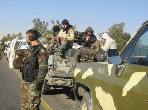 Hàng nghìn binh sĩ Syria và Hezbollah được tăng cường cho Palmyra - 1 Một số lượng lớn binh sĩ Syria và Hezbollah được tăng cường cho Palmyra