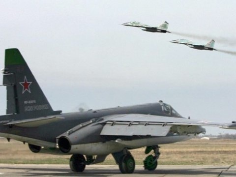 Các chiến đấu cơ Nga tham gia diệt khủng bố ở Syria